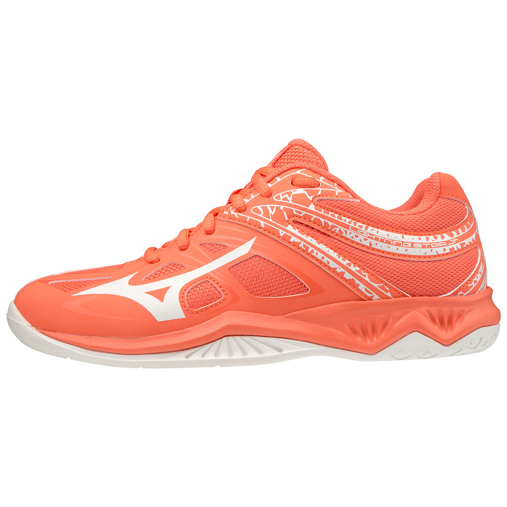 Panske Volejbalove Tenisky Mizuno Lightning Star Z5 Koralove/Biele/Koralove Vypredaj OTXC59670